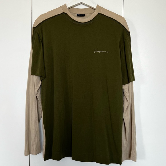 Jacquemus Yelò trompe-l'œil T-shirt, Medium - Picture 7 of 9